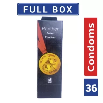 Panther - Dotted Condom - Full Box - 3x12=36pcs