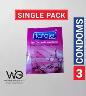 Tatale - Ultra Thin Condom - Single Pack - 3x1=3pcs